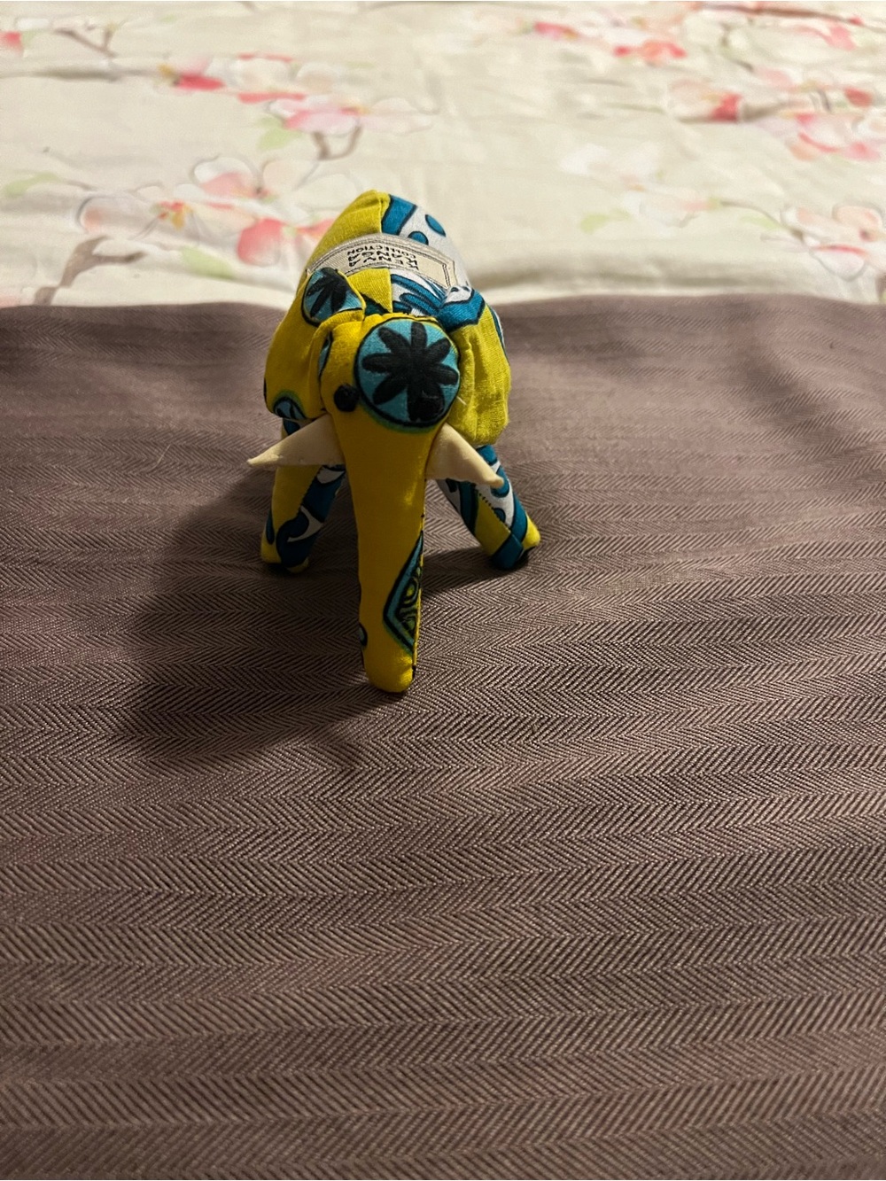 Kenya kanga collection yellow elephant